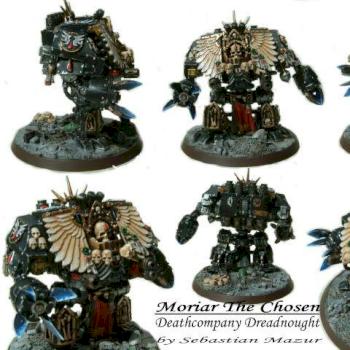 Blood Angel MORIAR the Chosen, Deathcompany Dreadnought by senfone
