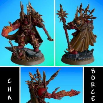 Chaos Space Marine Sorcerrer by gurtmin