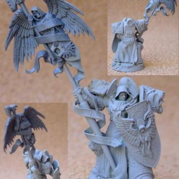 Another Dark Angels / Deathwing banner bearer by jbmaster007