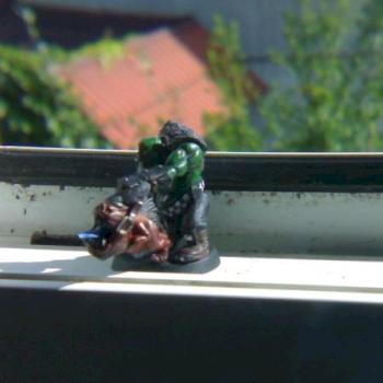 Ork with squig 2 WIP by Gergio