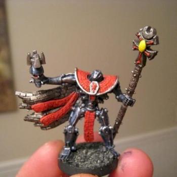 Ice Blue Metal Necron Lord (OOP) by Dark Trainer