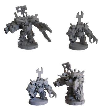 ORK WARBOSS MEGA-ARMOUR + ORK  Scratchbuilt by TheMasterOfTerrains
