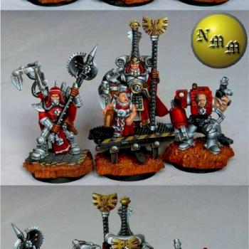 Adeptus Mechanicus techpriest squad by nels0nmac