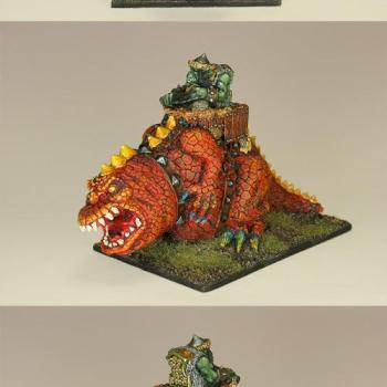 Grendel Resin Orc Squigasaur and Rider by nh.annex