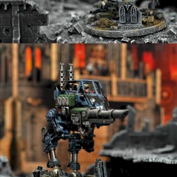 Imperial Guard Sentinel - Cityfight Camo by randall b