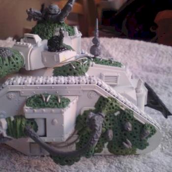 Nurgle Leman Russ in progress by Christiancollett