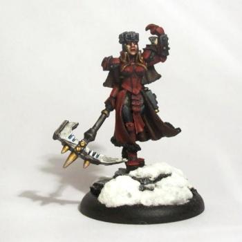 Warmachine Khador Komm. Sorscha Kratikoff by geonorton