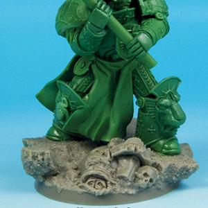 Science Fiction Knight Greenstuff Sculpture by Scibor