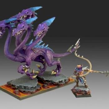Dark Elves War Hydra by darkstudios
