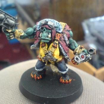 40K ork fighta pilot by Legend in Exile