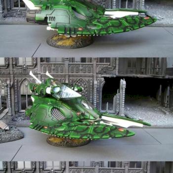 Eldar Fire Prism Grav Tank by Baumkrone1000
