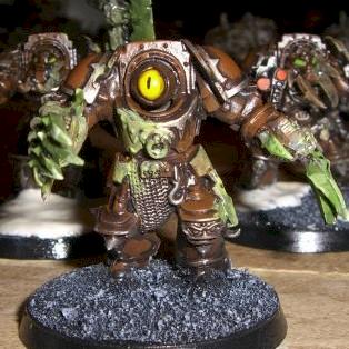 Close up of Nurgle Termie by krazynadechukr