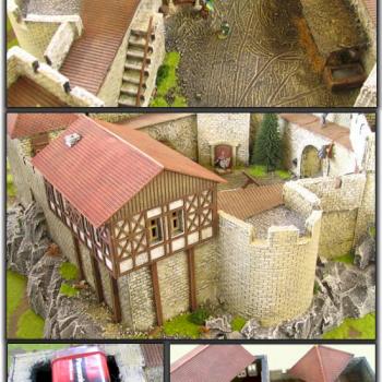 Scenery: Fortress on rock by Dirk