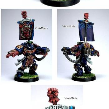 Crimson Fists Chapter Master Pedro Kantor by Knightwolf