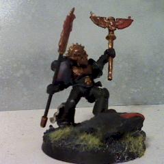converted space marine chaplin by diablarist
