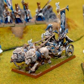 My High Elves Army: Lion Chariot of Chrace by gishikawa