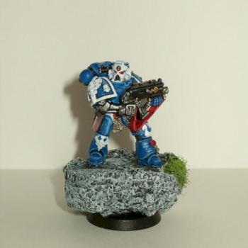 Véteran Ultramarine chasseur de Tyranides by playmocouenno