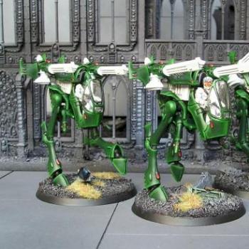 Eldar War Walker Squad by Baumkrone1000