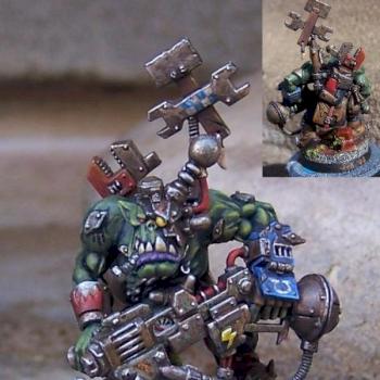 Ork Mek with souvenir by Sue Anne