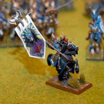 My High Elves Army: Battle Standard Bearer on Steed by gishikawa