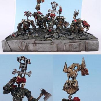 Ork Nobz Mob - GD Finalist! by Countersunk81