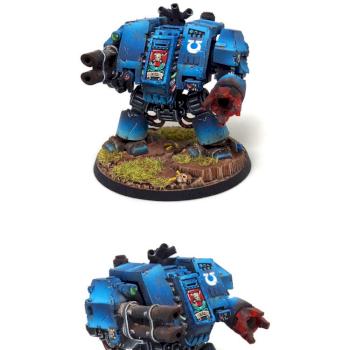 Ultramarine Dreadnought by angusin