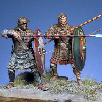 Heavy Roman Infantrymen - Battle of Rhesaena by 59roadking