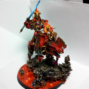 Chaosgeneral des Khorne auf Moloch by Kivi