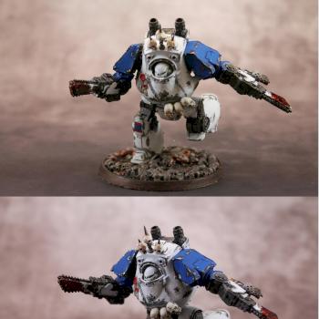Pre-heresy World Eaters Contemptor by pbwill