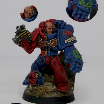 Brazen Claws Space Marine Captain by Bossmull