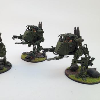 Imperial Guard Sentinel Scout Squad by TehXoan