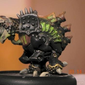 Cryx Nightwretch - Tabletop painted - Side by Morinsane
