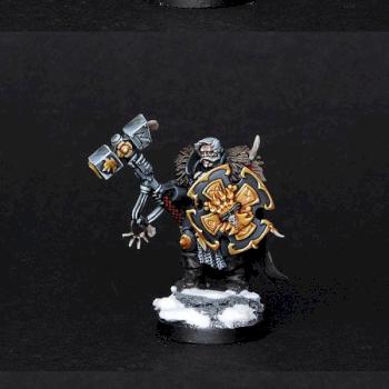 Space Wolves Lone Wolf with Hammer and Shield by BloodyBeast.com