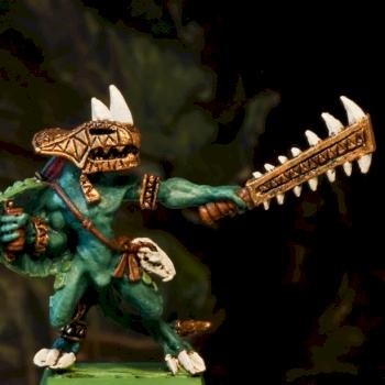 Lizardmen Skink Chief by Ceregon