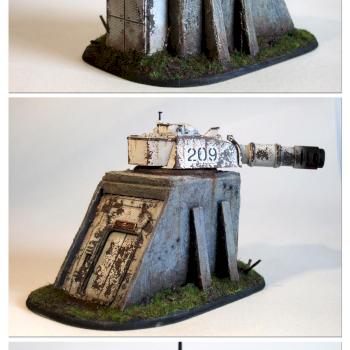 Leman Russ Turret Emplacement by bigred1