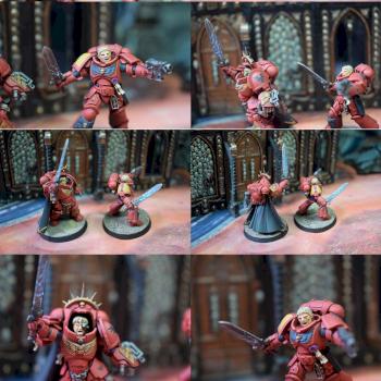 Blood Angels Primaris Captain and Lieutenant by GAS