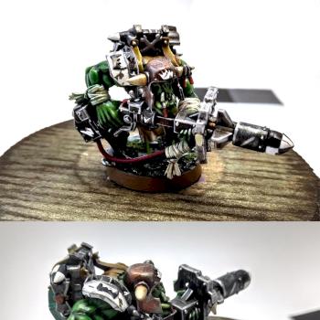 Ork Boy with Rokkit Launcha by anustart