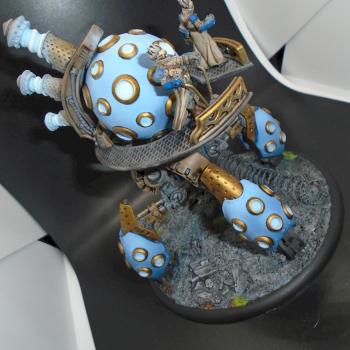 Warmachine Painted Cygnar Storm Strider Battle Engines by w013ejb