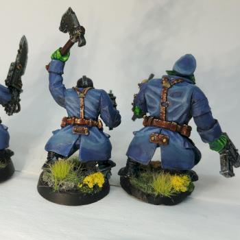 Kromlech assault Greatcoats (backs) by Niexist
