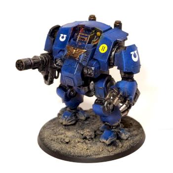 Ultramarines Redemptor Dreadnought by Grim Factorum