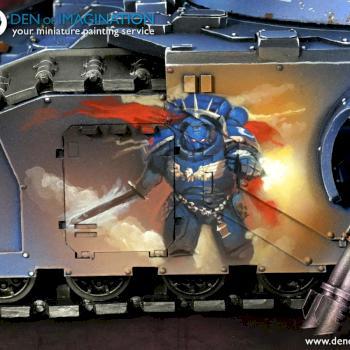 Ultramarines freehand by DEN of IMAGINATION
