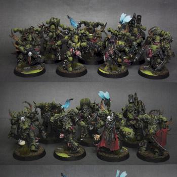 Death Guard Nurgle Plague Marines by wilkzswetra