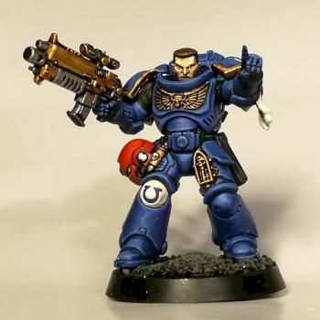 Ultramarine sergeant by jibster