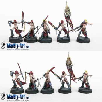 Sisters Davidians Command Group by MadFlyArtStudio