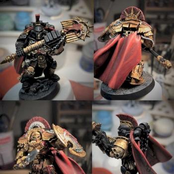 Asterion Moloc and Chaplain Enkomi by Chris74