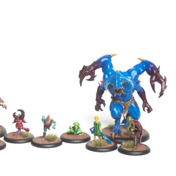 Malifaux Dreamer Crew and Teddy by Gabeszrpg