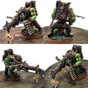 Ork Boy with Big Shoota by anustart