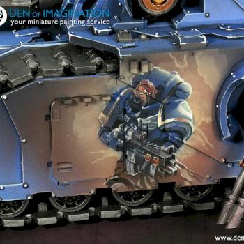 Ultramarines freehand by DEN of IMAGINATION