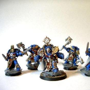 Marneus Calgar and comm squad by Stupidlittleboy