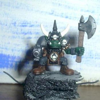 Close combat Ork by manicpainter